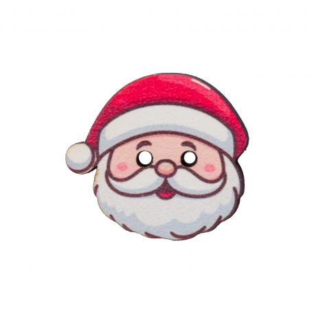 Bouton découpé forme Noël