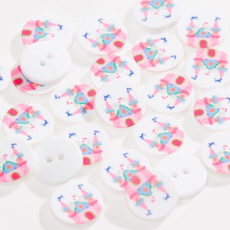 Bouton ch�teau princesse