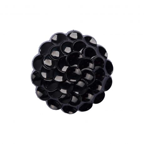 Bouton rosace bombée à queue