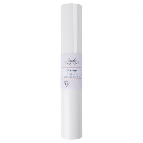Flex stretch blanc 50x25 cm
