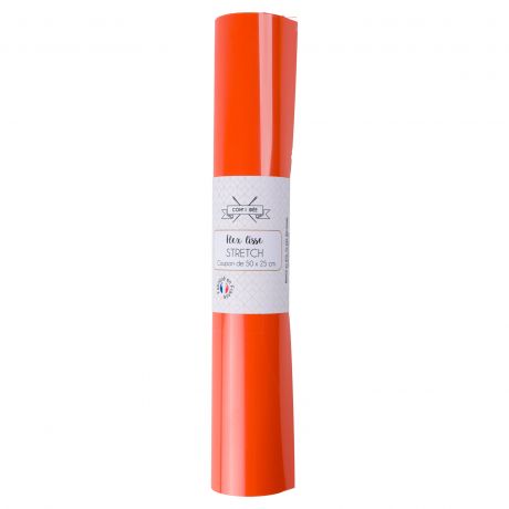 Flex stretch orange 50x25 cm