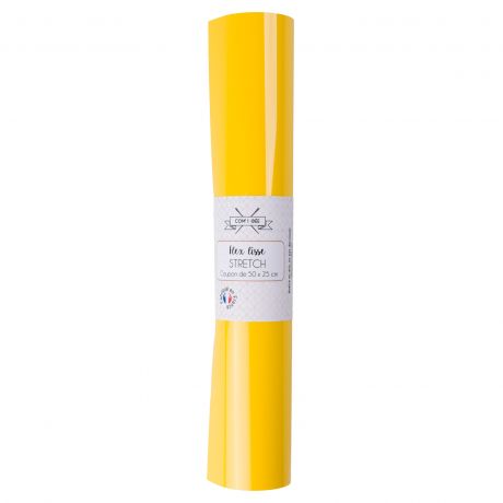 Flex stretch jaune 50x25 cm
