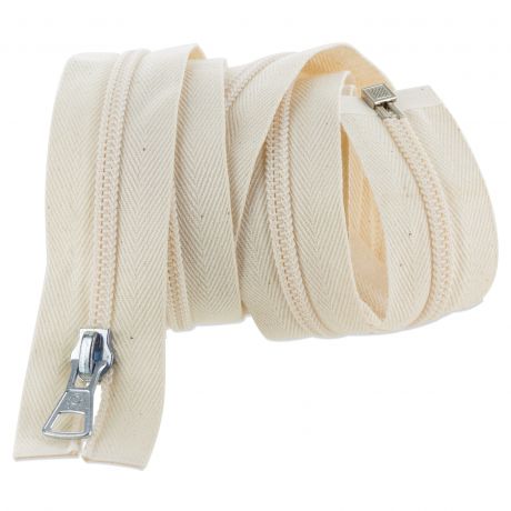 Chaîne au mètre : spiral 6mm séparable double tirette réversible 180cm476
