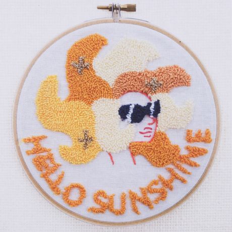 Kit Duftin punch needle Hello Sunshine