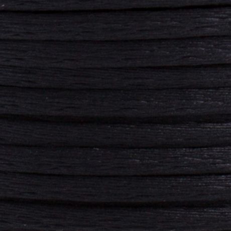 Cordon queue de rat 2,5mm noir
