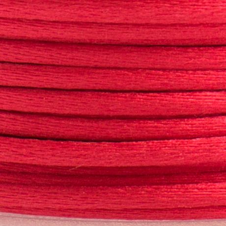 Cordon queue de rat 2,5mm rouge
