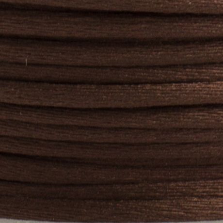 Cordon queue de rat 2,5mm marron fonc�