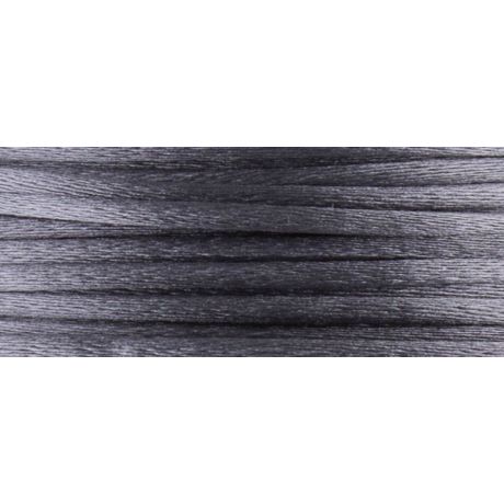 Cordon queue de rat 2,5mm gris fonc�