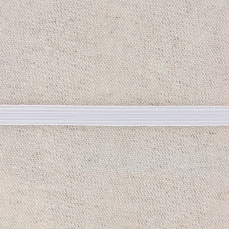 élastique tresse blanc -12g-