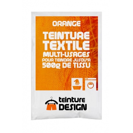 Teinture Design textile 10g orange