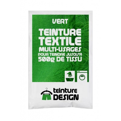 Teinture Design textile 10g vert