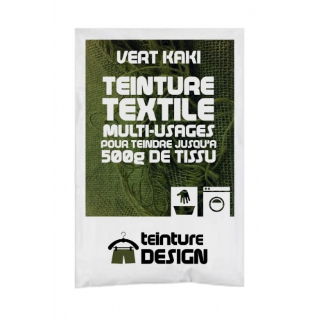 Teinture Design textile 10g vert kaki