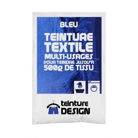 Teinture Design textile 10g bleu