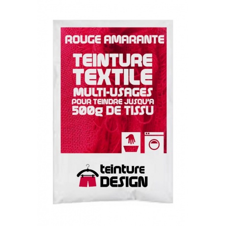 Teinture Design textile 10g rouge amarante