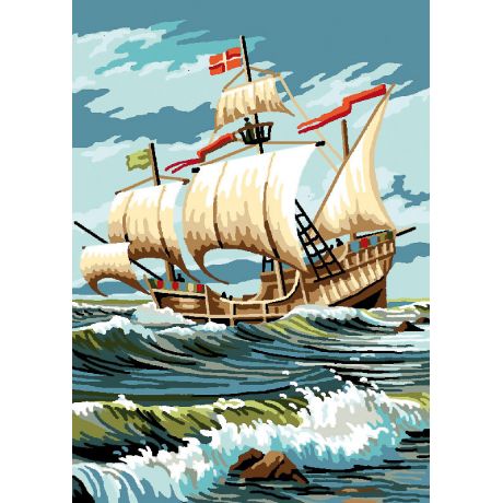 Canevas antique Luc 32/50 - le caravelle