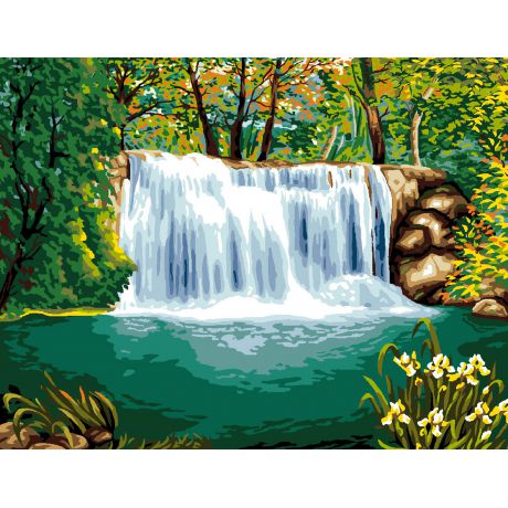 Canevas Luc antique 50/65 La cascade