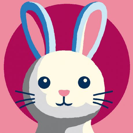 Kit soudan blanc lapin laine acrylique