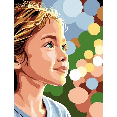 Kit canevas blanc filette