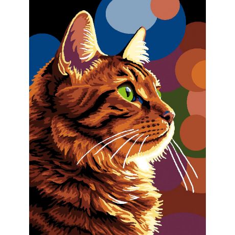 Kit canevas blanc chat