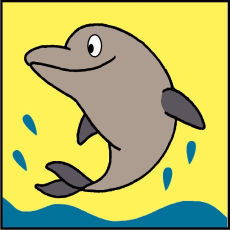 Kit canevas soudan enfant dauphin