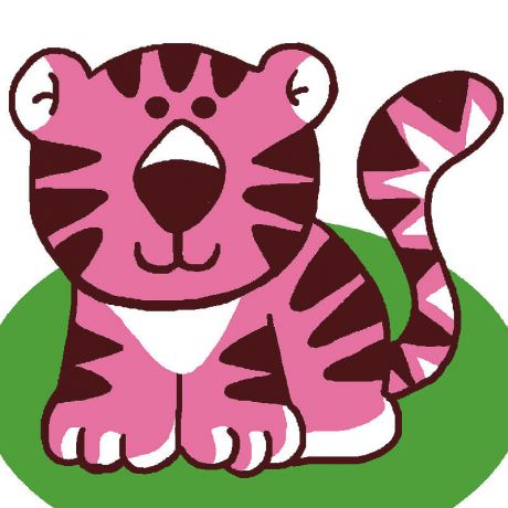 Kit canevas soudan enfant tigre