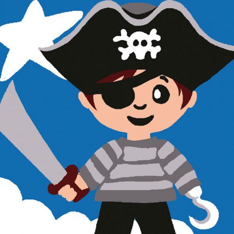 Kit canevas soudan enfant Pirate gars