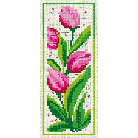 Marque-page tulipes