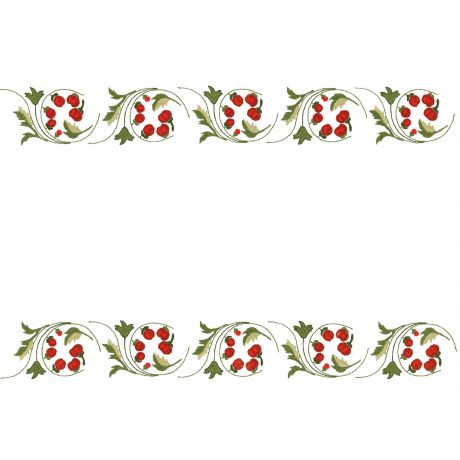 Lot 2 ovale 25/35 100%coton blanc bd