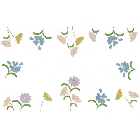 Rectangle 30/40 100% coton blanc