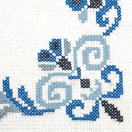 Rectangle 50/100 100%coton blanc