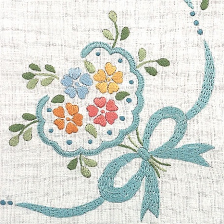 Rectangle 50/120 100%coton blanc bd