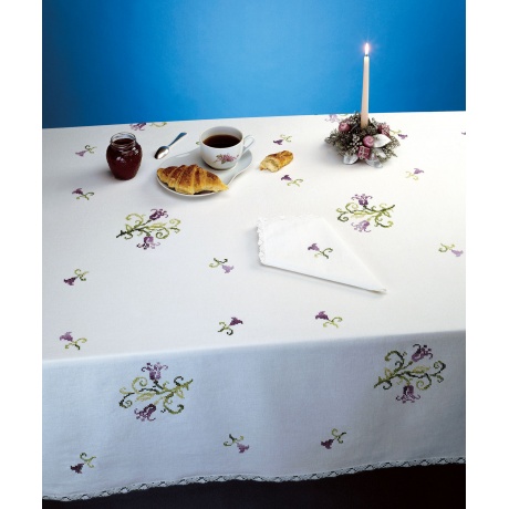 Serviette 50/50cm coton blanc non bordée