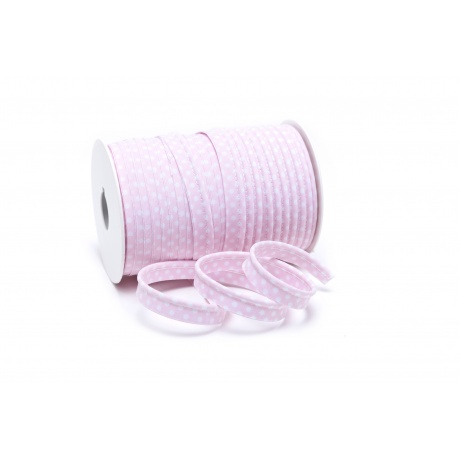 Passepoil pois 2,5mm rose layette