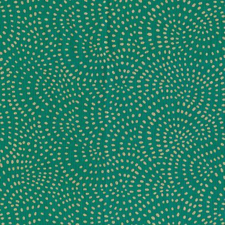 Tissu Dashwood coton Twist green metallic