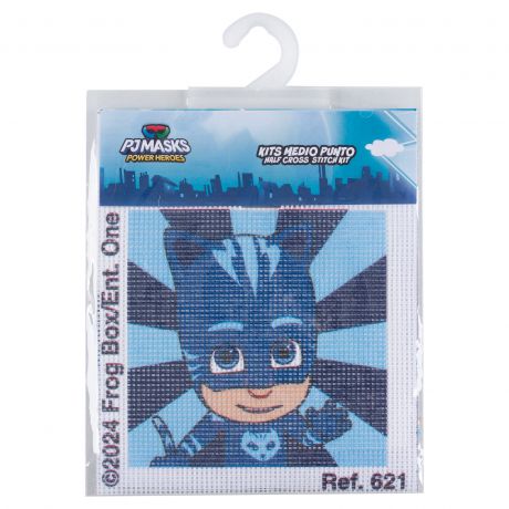 Kit canevas enfant 12x12 pj masks