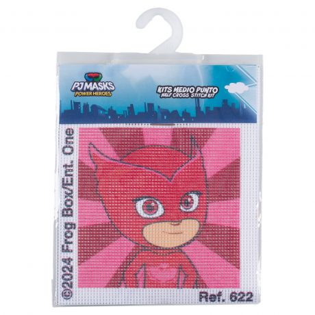 Kit canevas enfant 12x12 pj masks