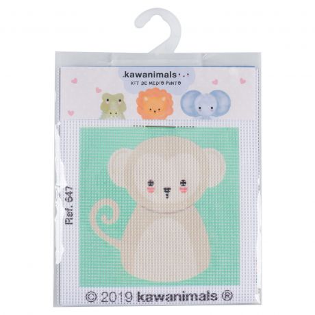 Kit canevas enfant 12x12 kawanimals