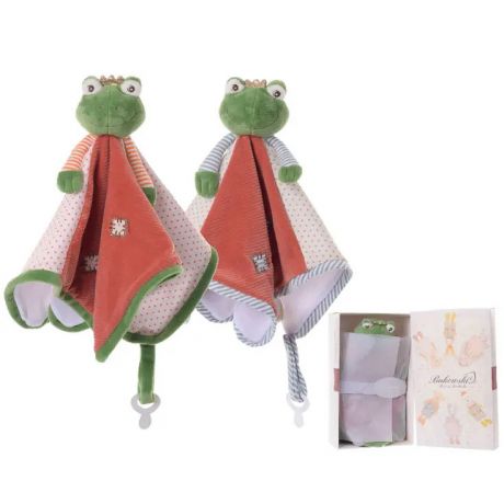 Doudou  broder Prince lot de 2 + boites