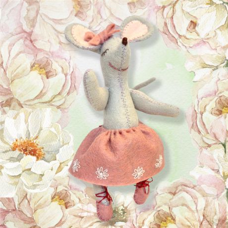 Mini kit feutrine souris danseuse ballet