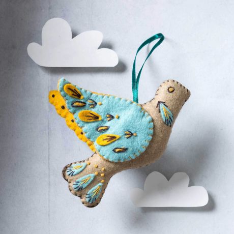 Mini kit feutrine tourterelle