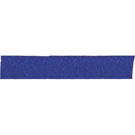 Ruban dcoratif lurex bleu 9 mm