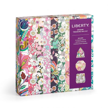 Set de papiers origami Liberty - boites