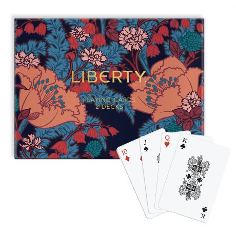 Jeu de 52 cartes � jouer Liberty floral