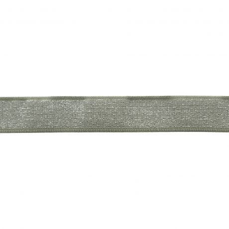lastique lurex cladon argent 18 mm