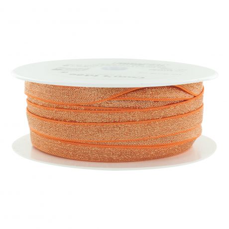 �lastique lurex orange argent� 10 mm