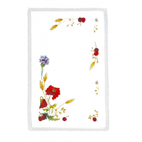 Napperon rectangulaire 30/40cm monté dentelle