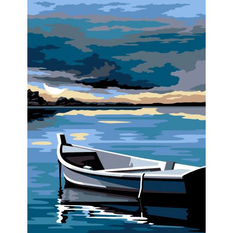 Canevas 45 x 65 cm - dbut de nuit