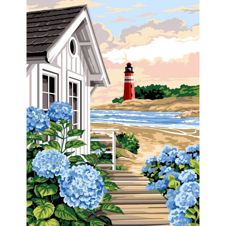 Canevas 45 x 65 cm - la cabane du phare