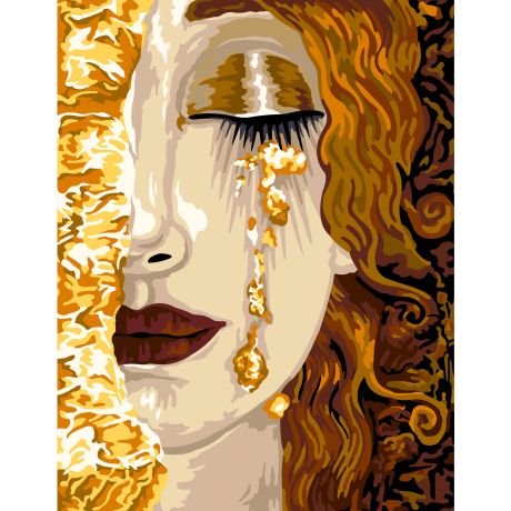 Canevas 65/80 - Les larmes de Freyja(Klimt)