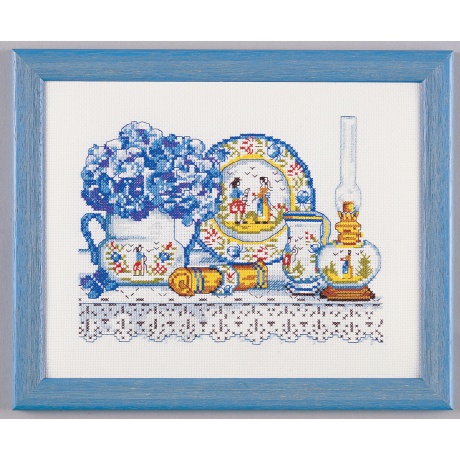 Kit - Faience Bretonne et hotensias